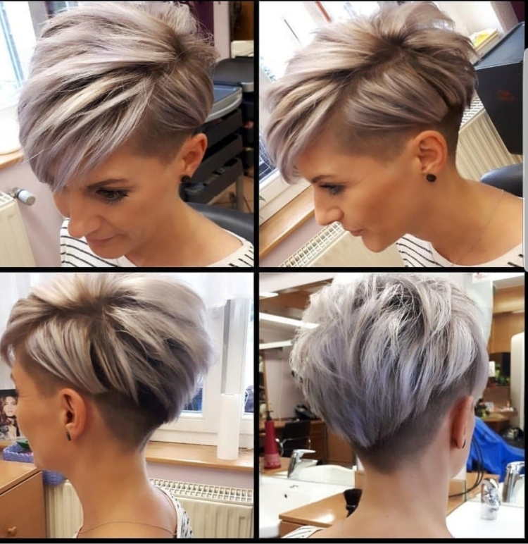 Женская стрижка Пикси андеркат Боб