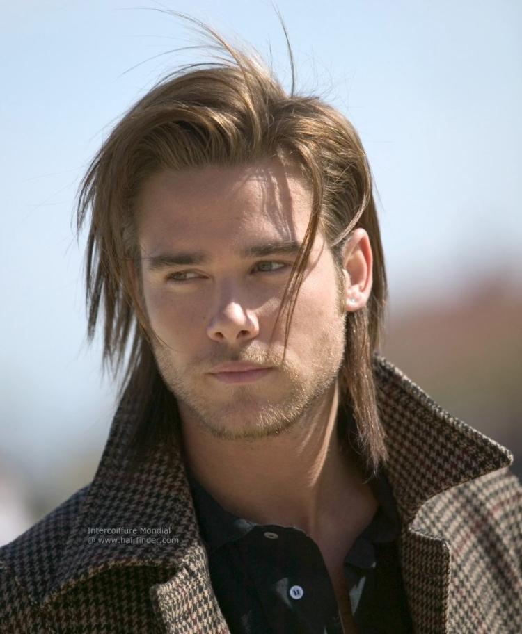Длинные мужские прически