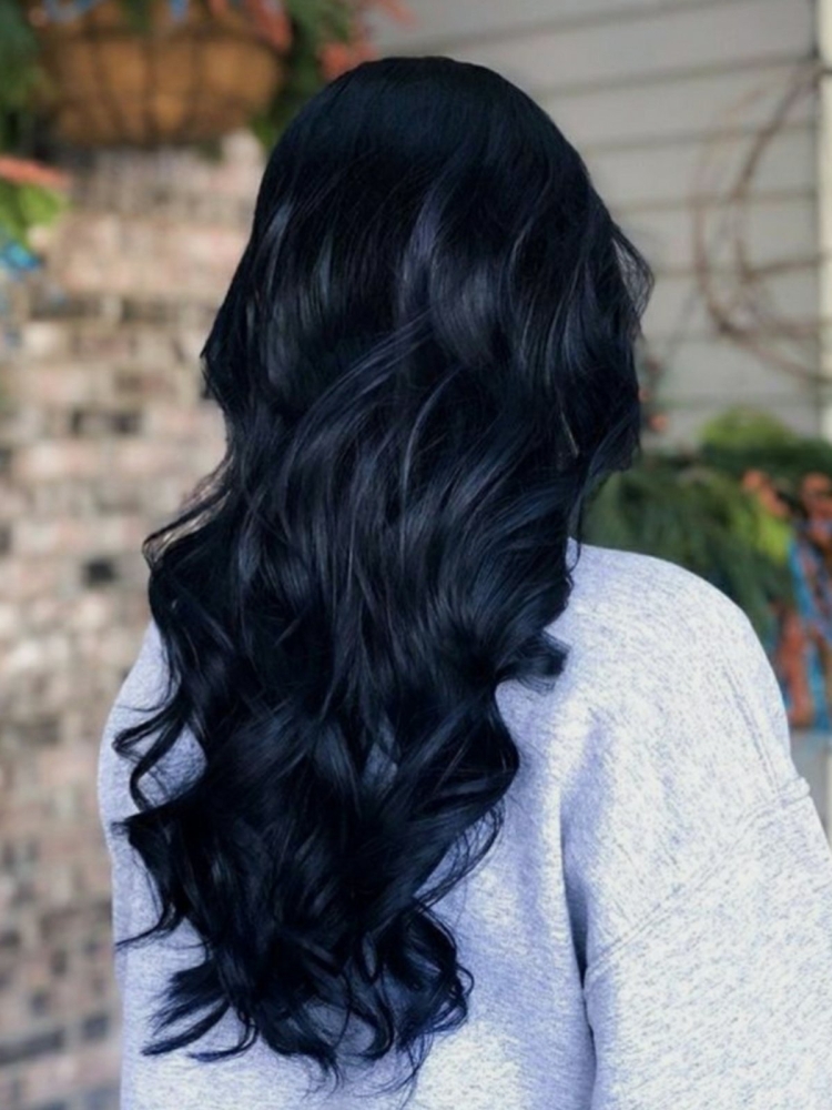 Черный цвет волос