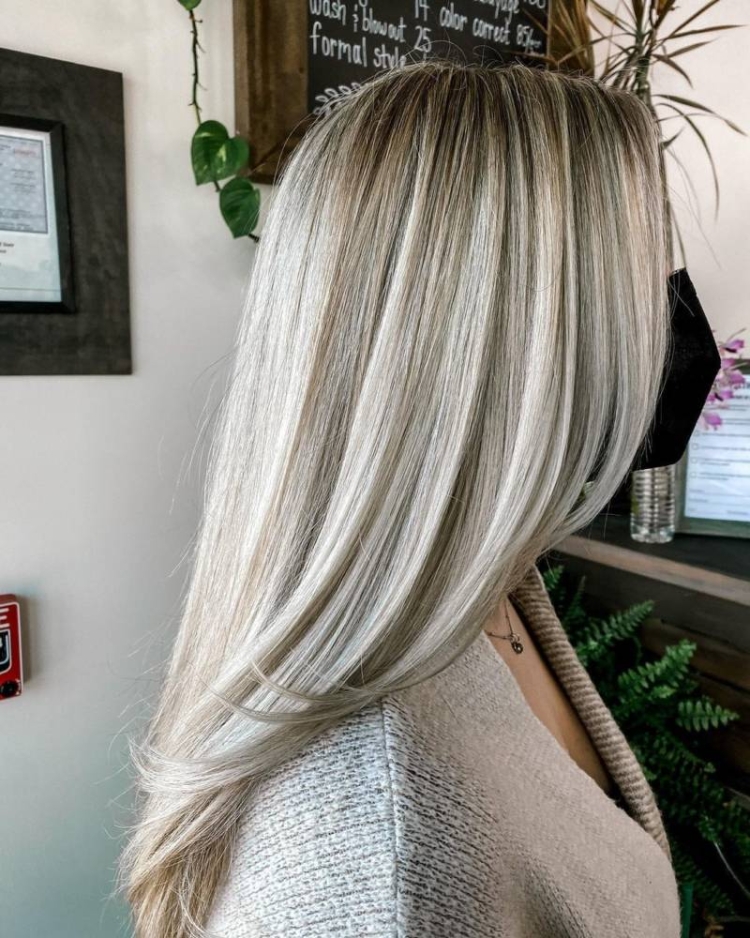 Мелирование на коричневые волосы