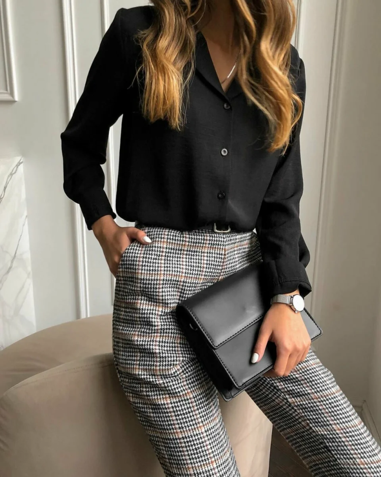 Стильные офисные образы