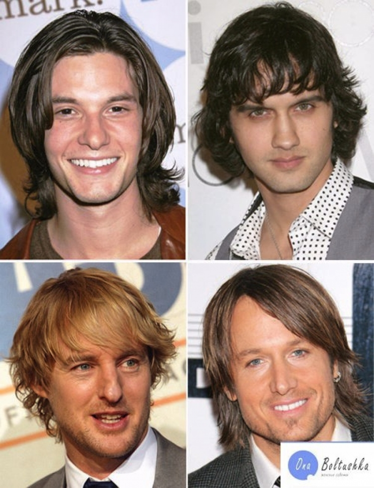 Мужские стрижки средней длины тонкие волосы