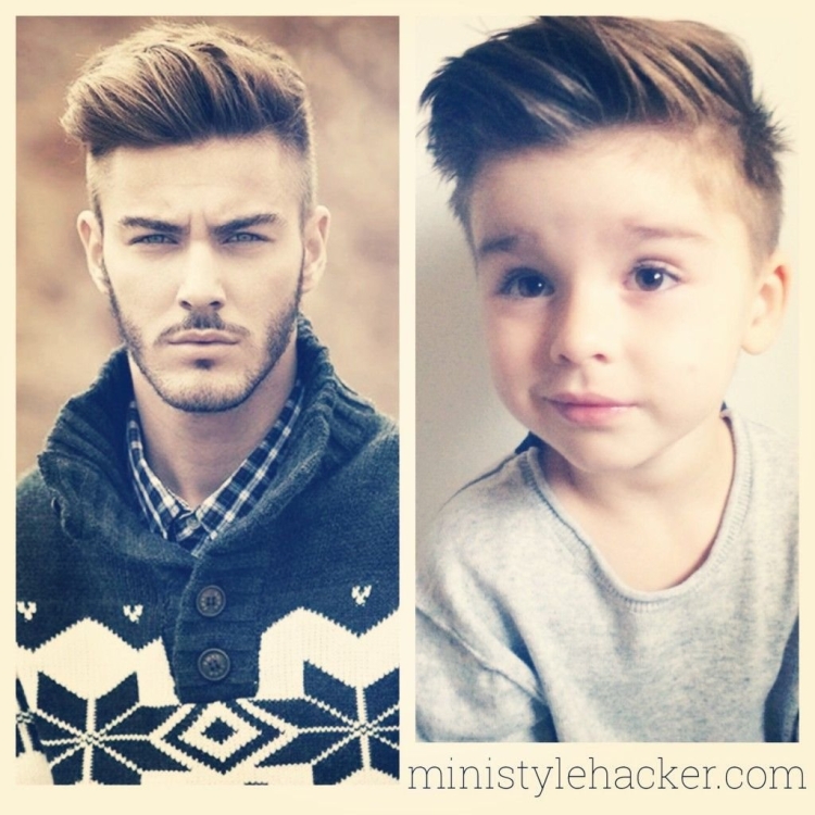 Прическа Стиляги для мальчика