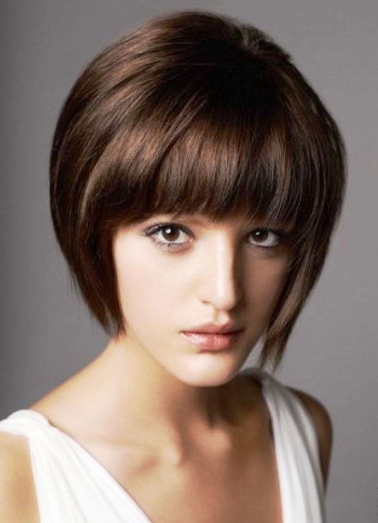 Стрижка сессон Каскад с челкой