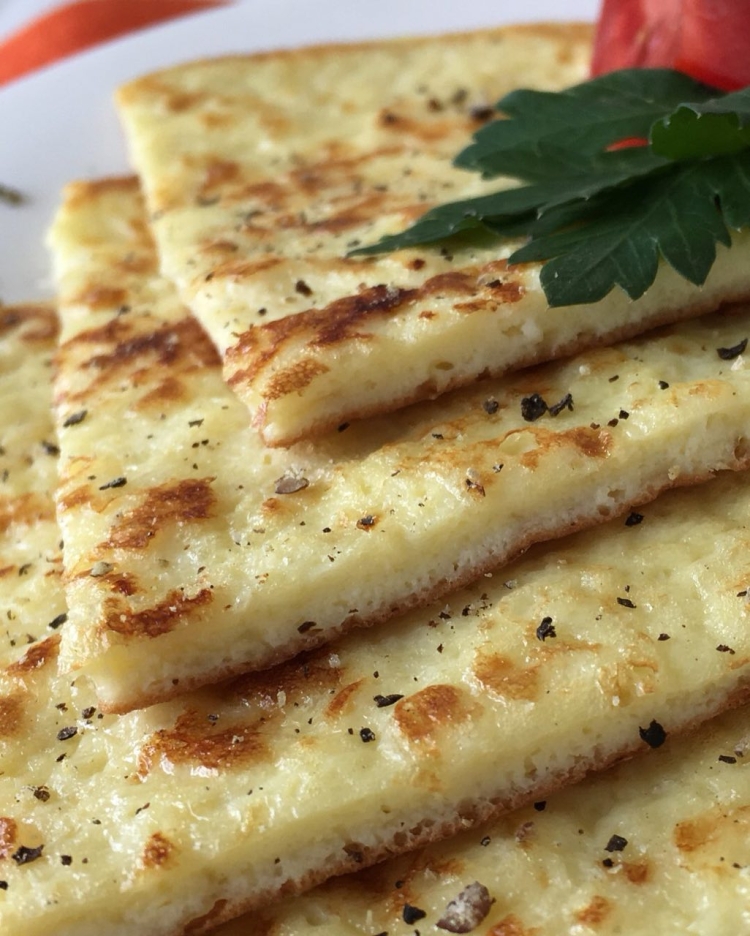 Яичница с творогом