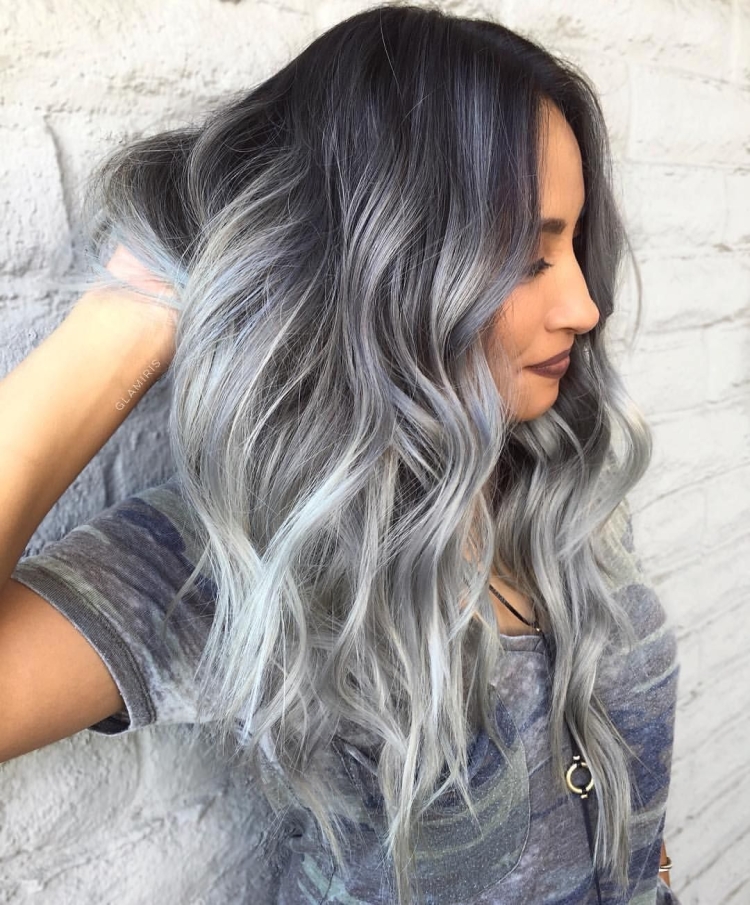 Grey Ombre hair