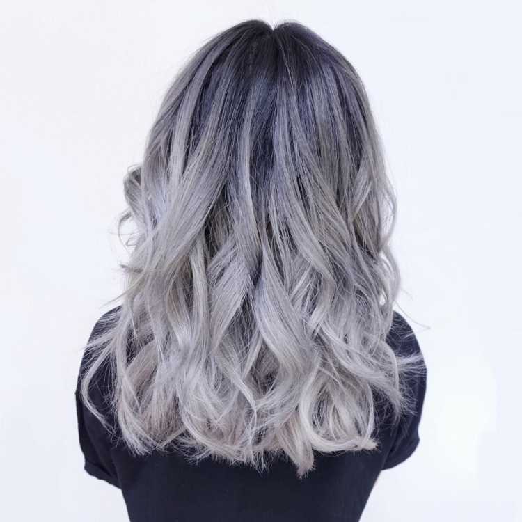 Grey Ombre hair
