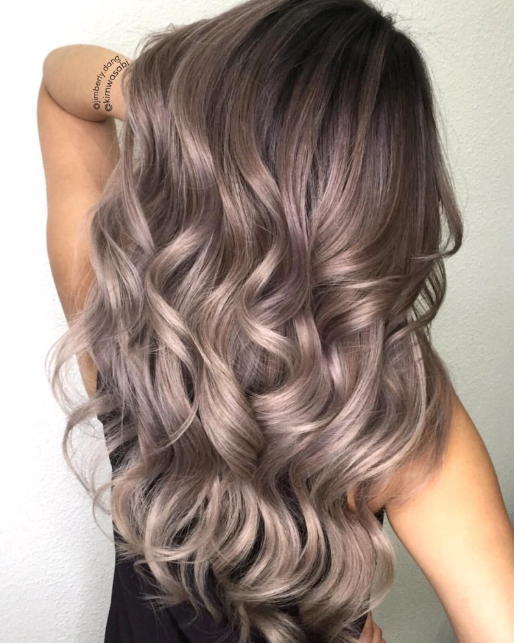 Красивое сложное окрашивание