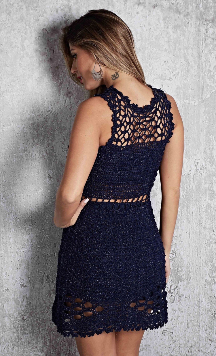 Летнее платье крючком