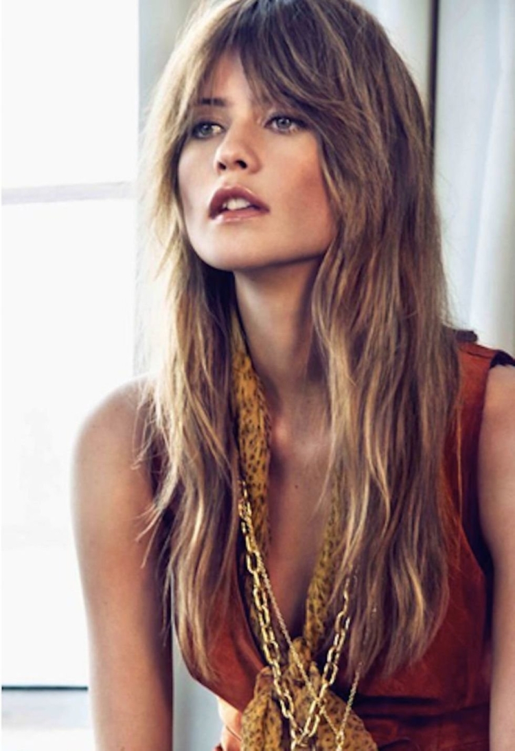 Behati Prinsloo Haircut Fringe