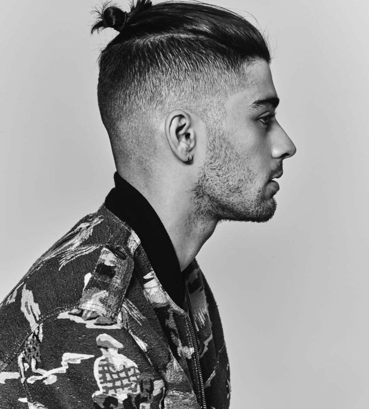 Зейн Малик топ кнот