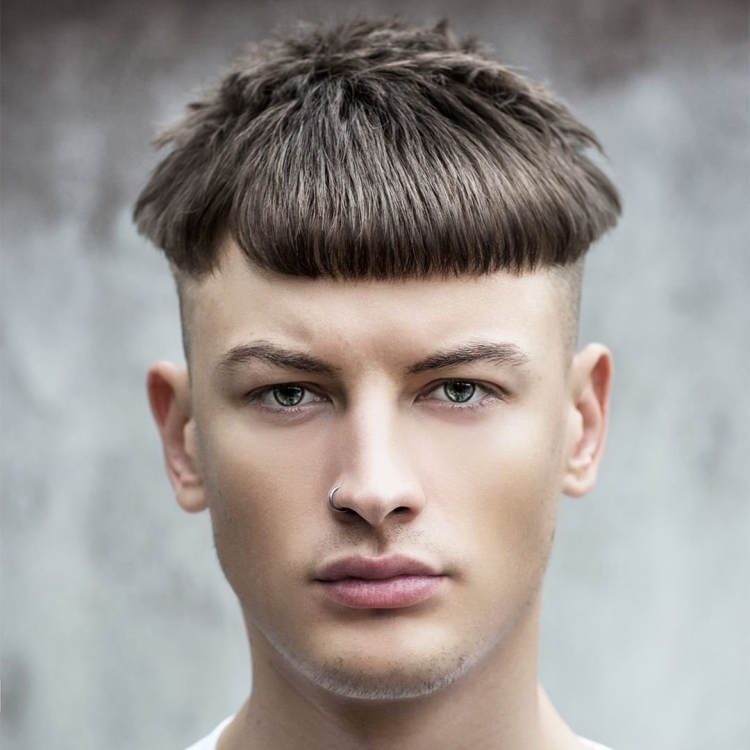 Bowl Cut стрижка мужская