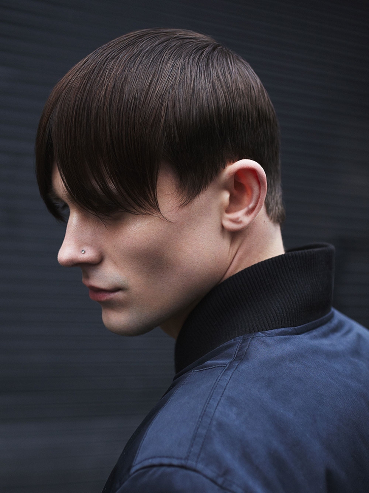 Мужские стрижки с челкой