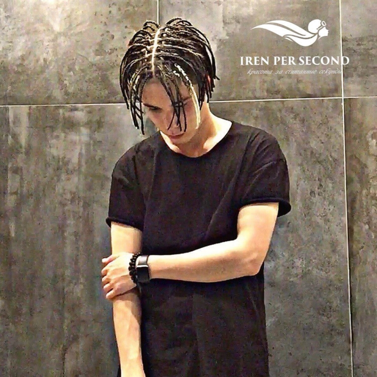 Дреды мужские короткие тонкие