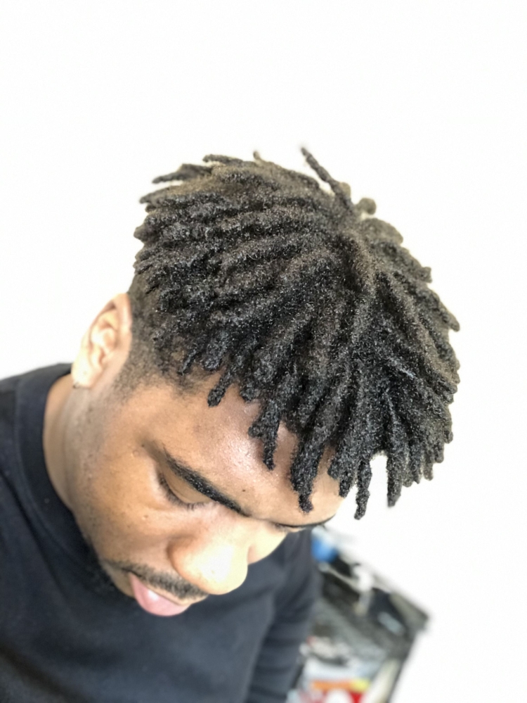 Дреды мужские короткие Моргенштерн