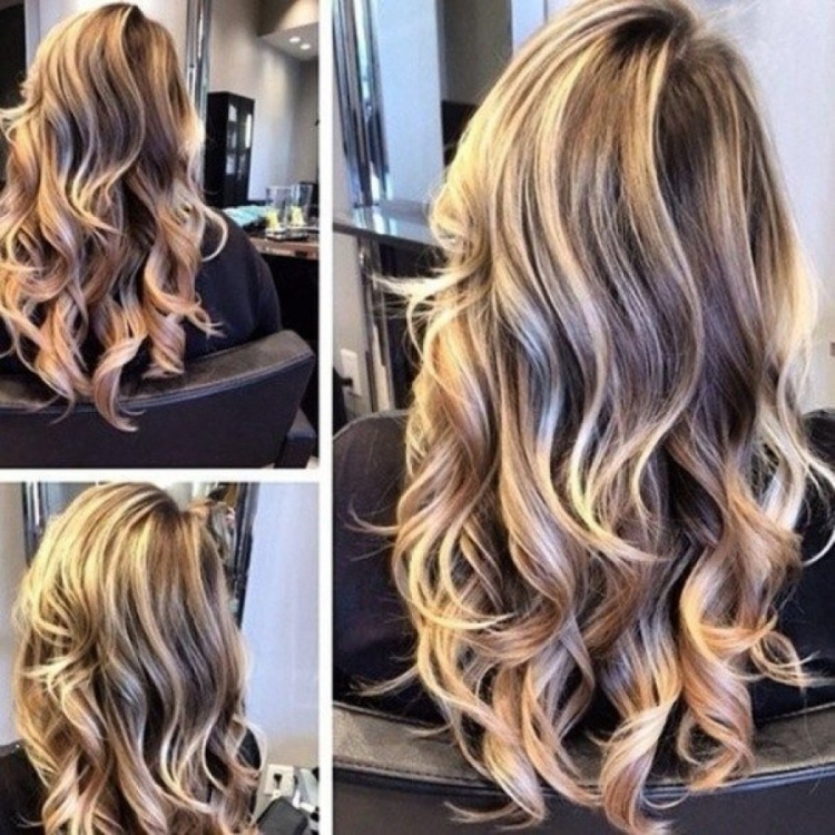 Мелирование шатуш балаяж