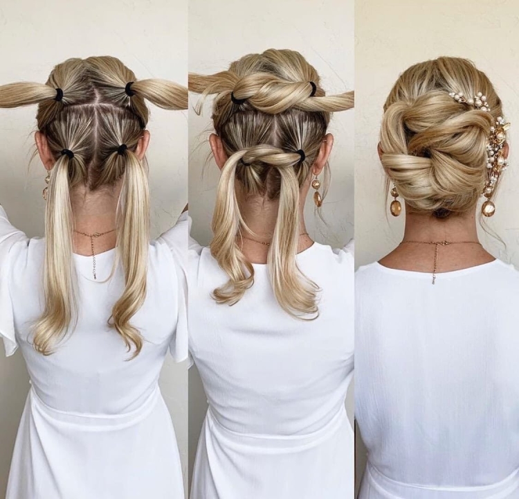 Быстрые прически на длинные волосы