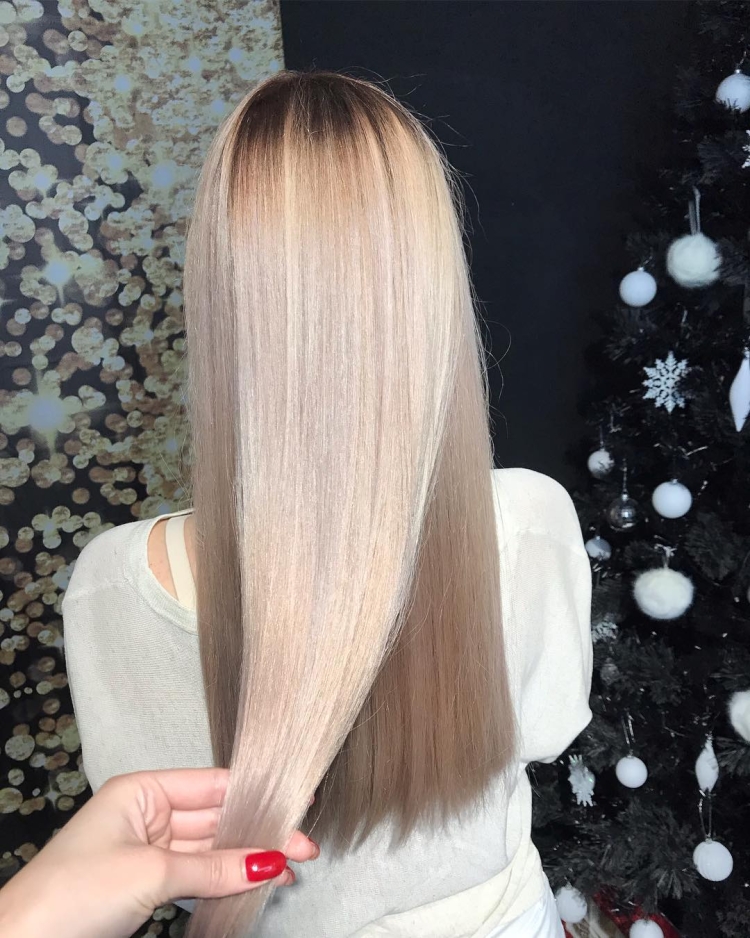 Бежевый цвет волос