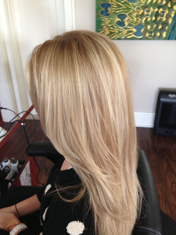 Бежевый блонд