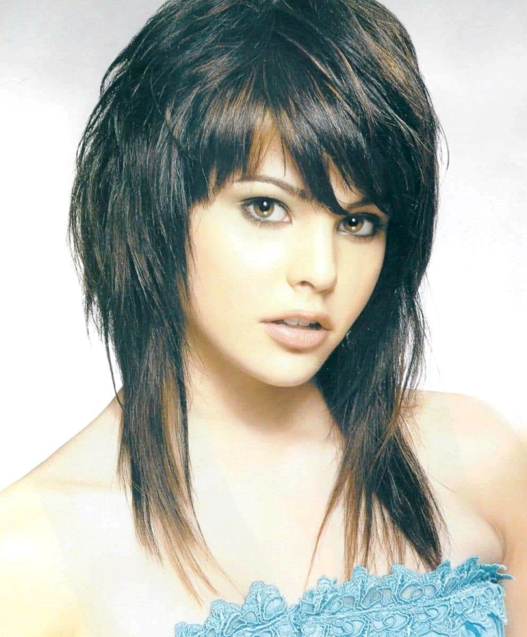 Стрижка Каскад Гаврош на средние