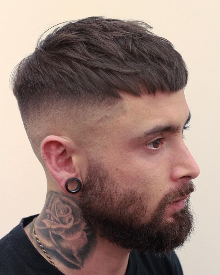 Кроп фейд стрижка мужская