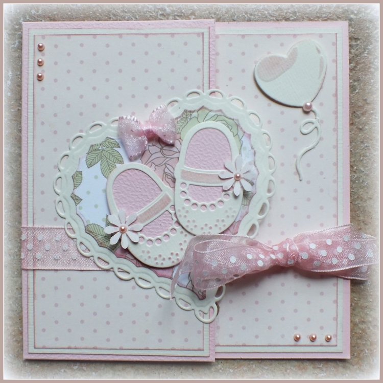 Скрап открытка новорожденному