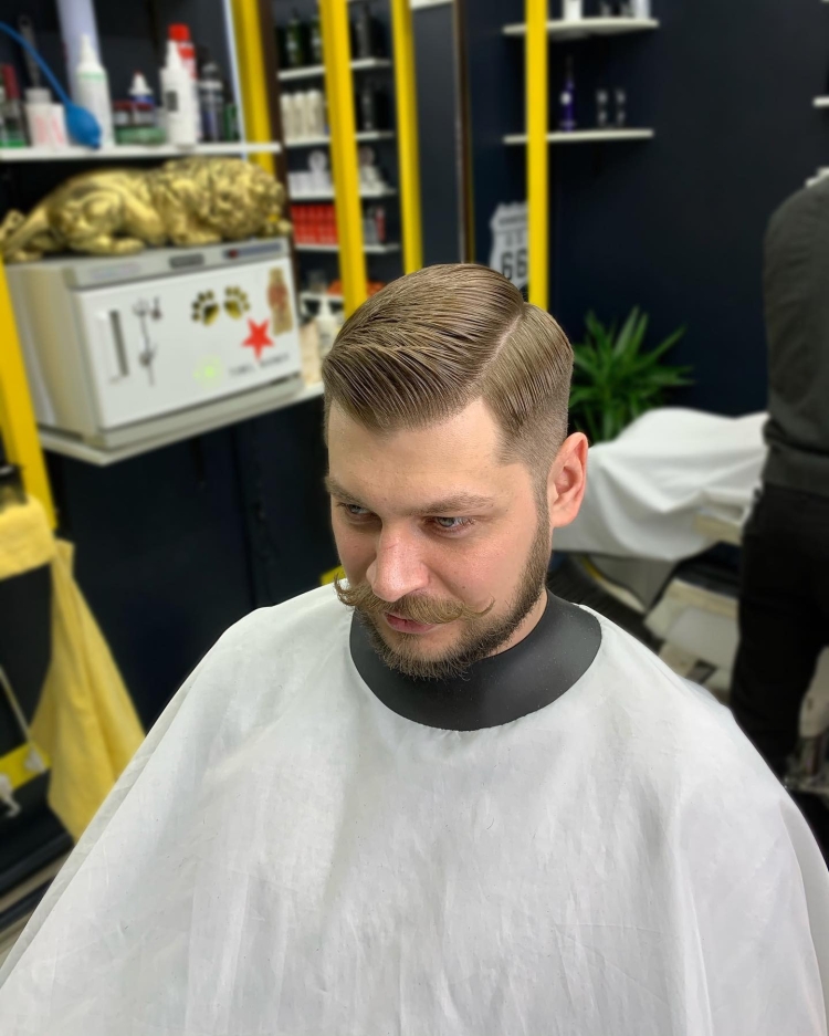 Стрижка редкой бороды в барбершопе