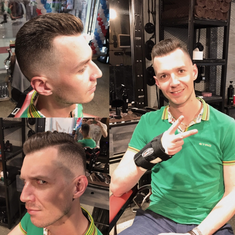 Разные прически в барбершопе