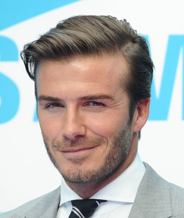 Дэвид Бекхэм пробор