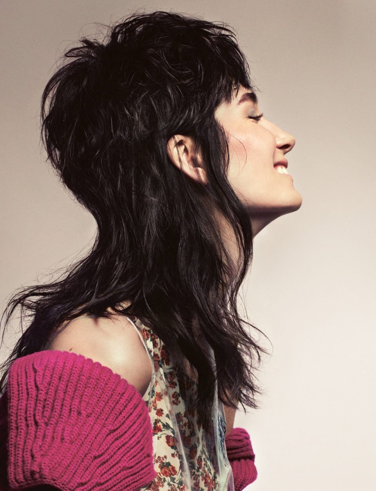 Маллет у девушек