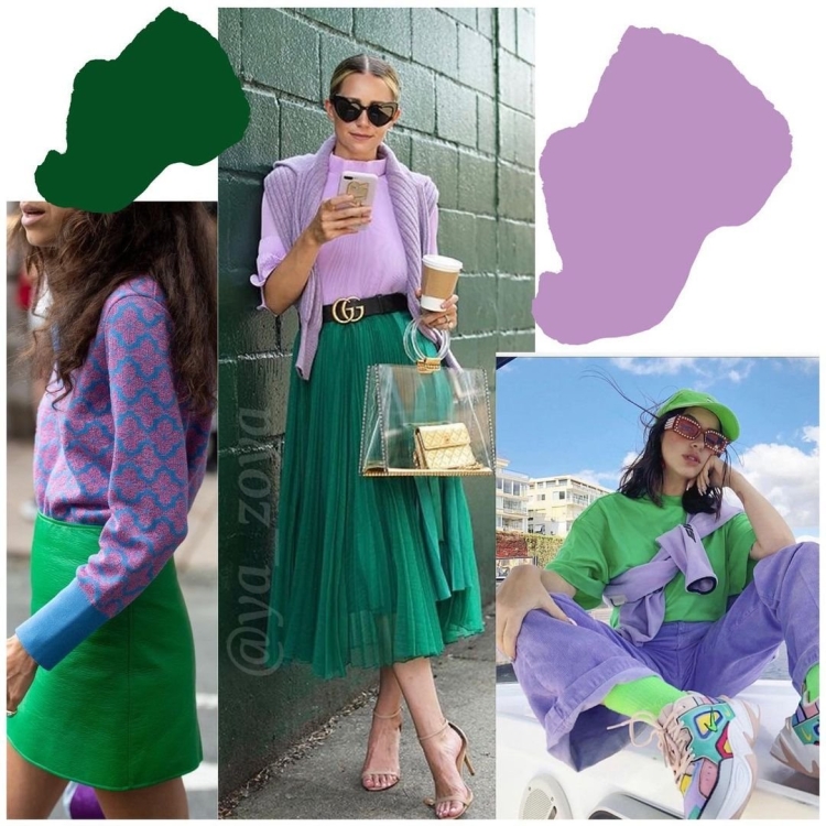 Изумрудный зеленый сочетание