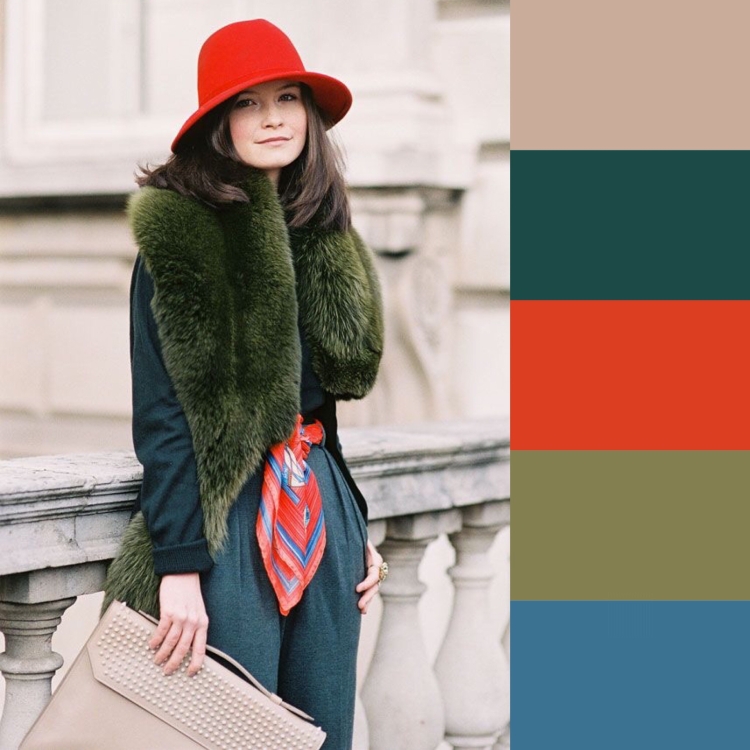 Красивые цветовые сочетания в одежде