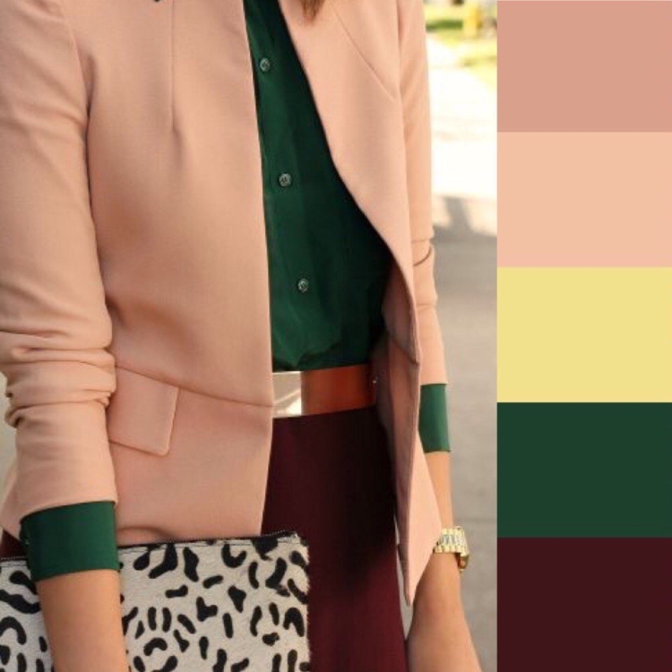 Изумрудный цвет сочетание