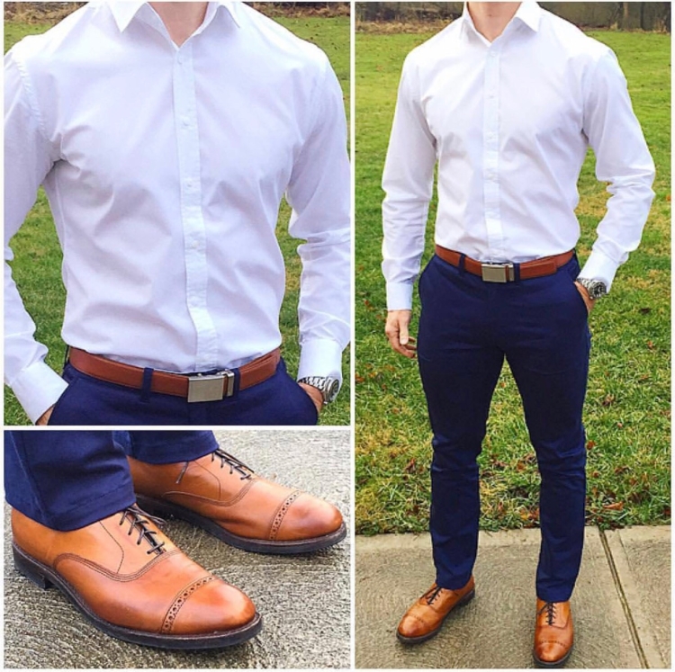 Рубашка брюки и туфли
