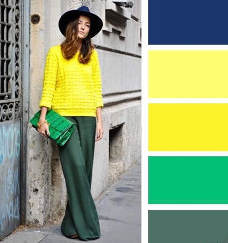 Сочетание цветов в одежде