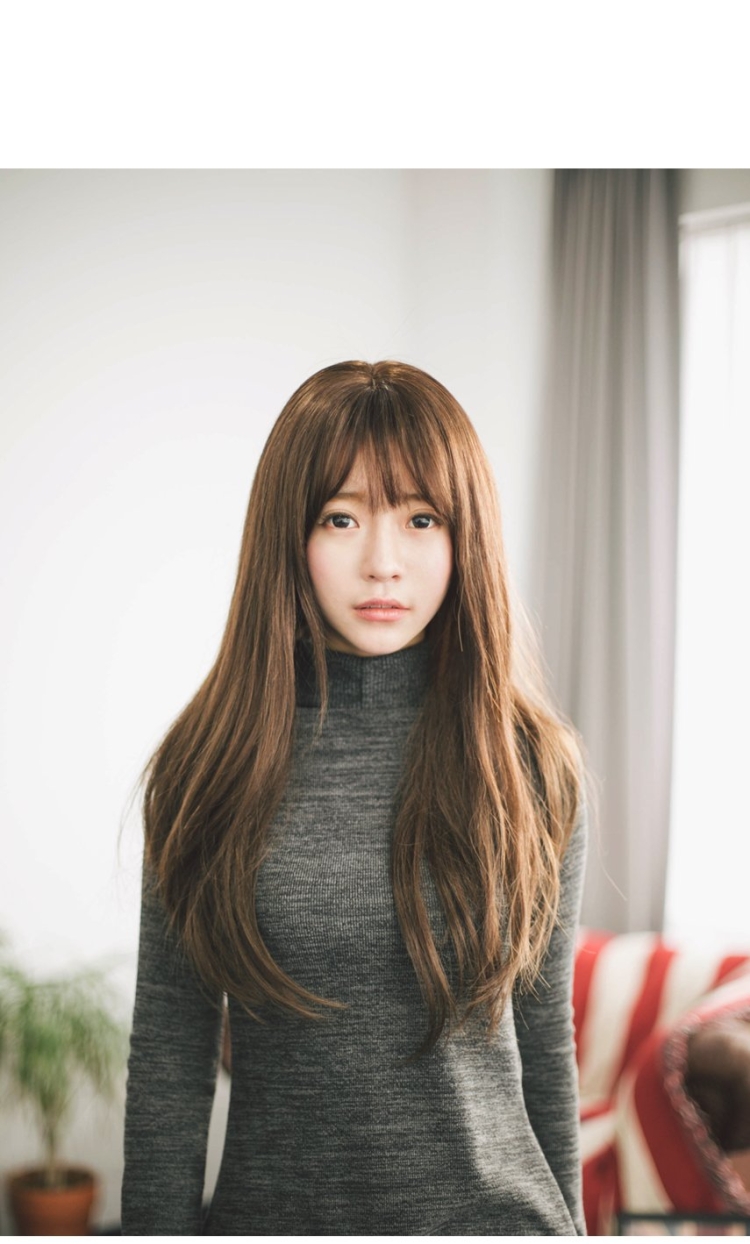 Корейская филированная челка