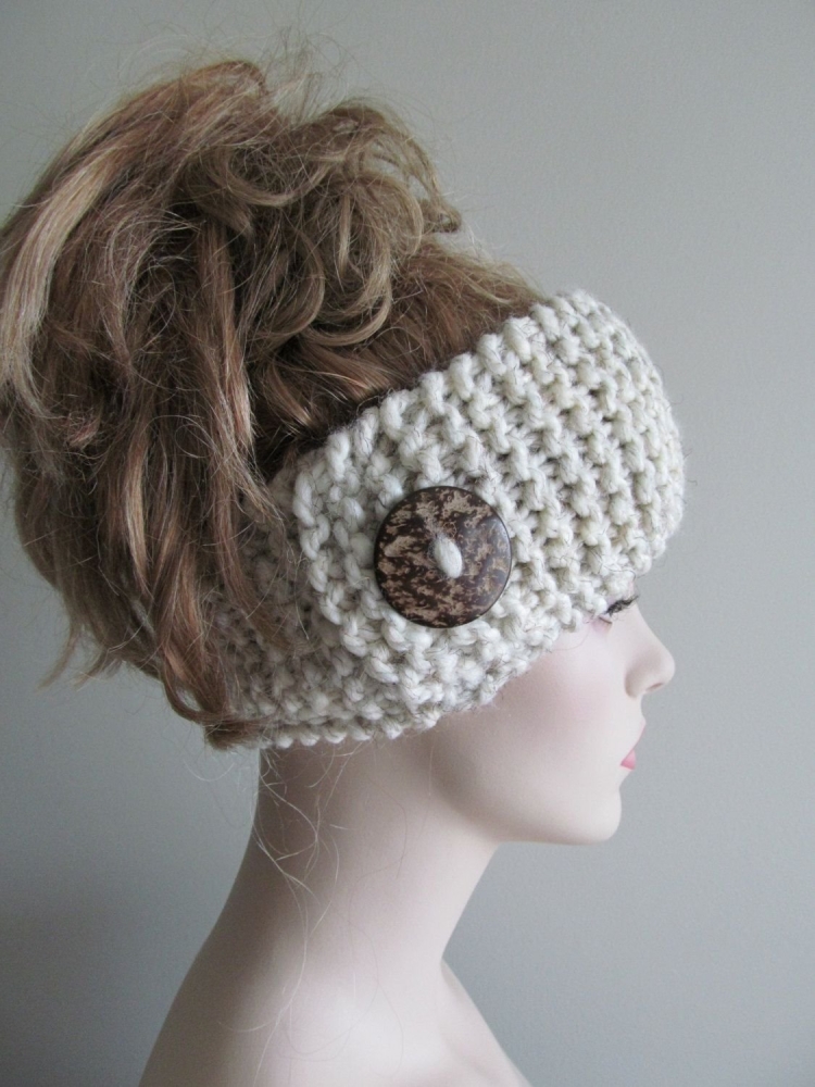 Вязаный ободок