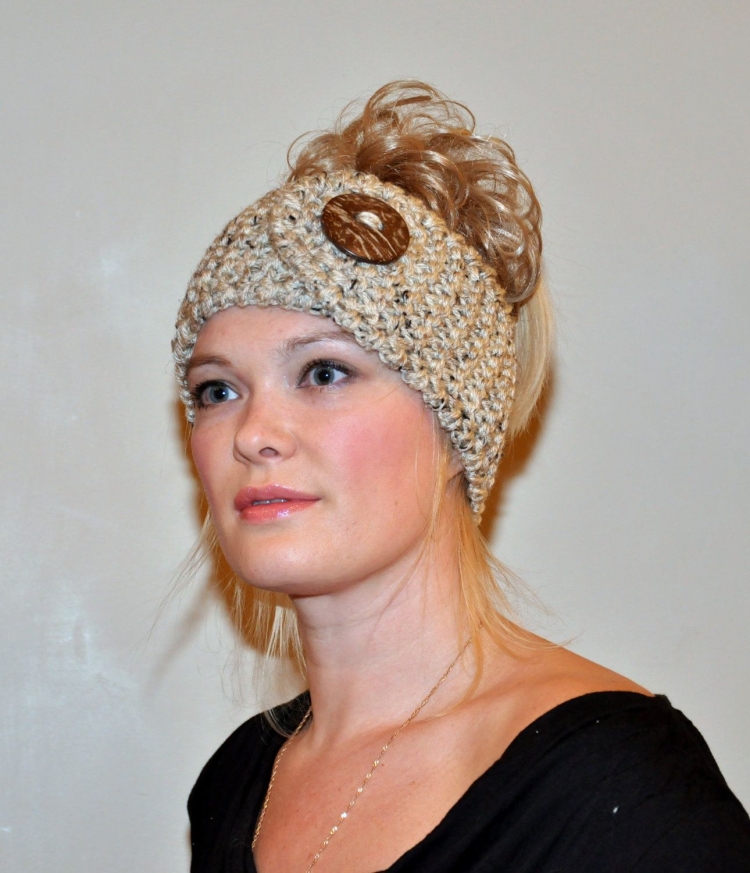 Вязаные повязки на голову для женщин