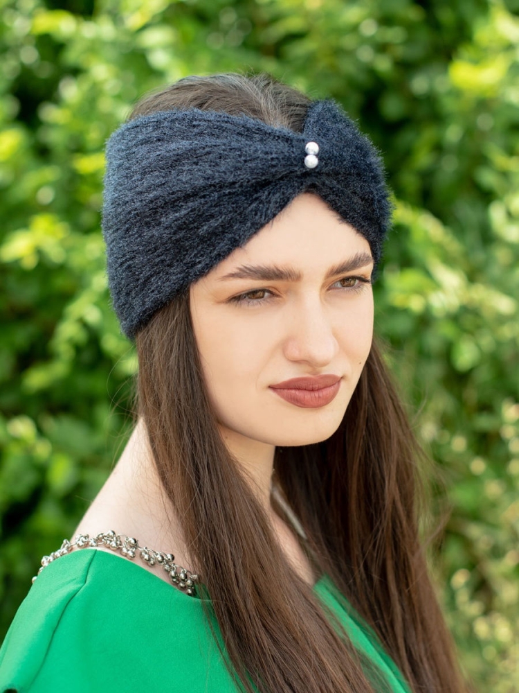 Вязаный ободок на голову