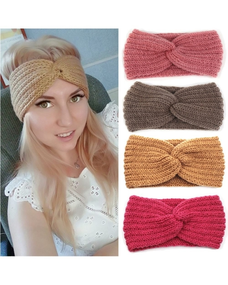 Вязанная плвязка на годову