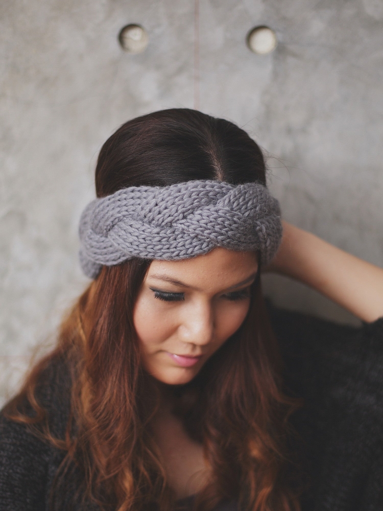 Вязаные повязки на голову для женщин