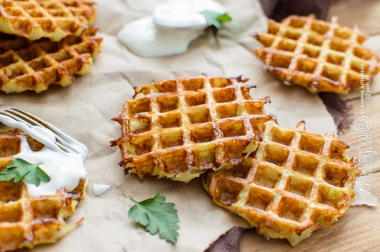 Бельгийские картофельные вафли