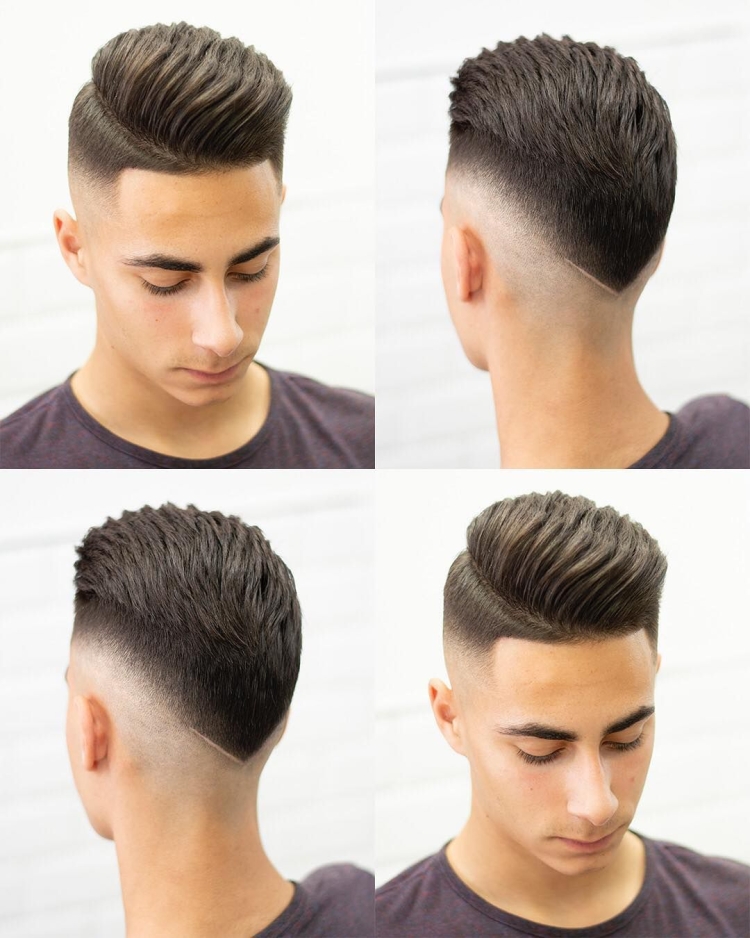 Мужские короткие стрижки со всех сторон