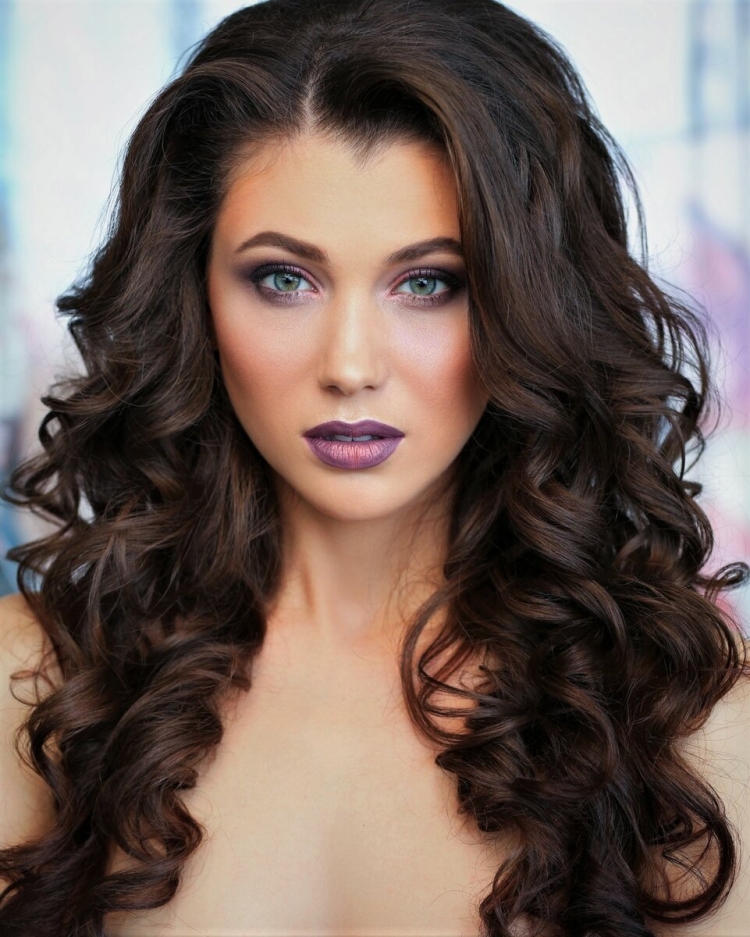 Красивые кудри на длинные волосы