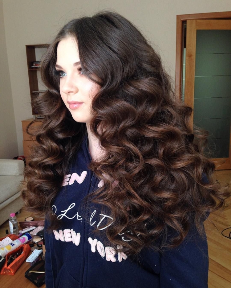 Объемные кудри на длинные