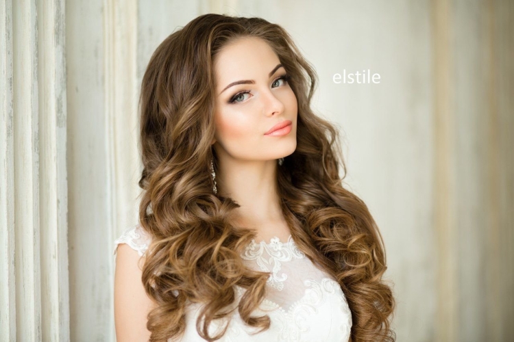 Укладка Локоны на длинные