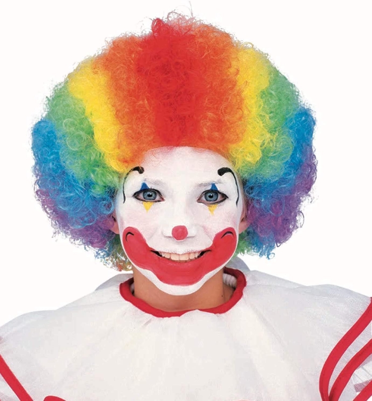 Прическа клоуна