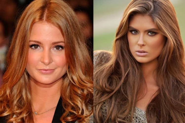 Шоколадно Карамельный цвет волос