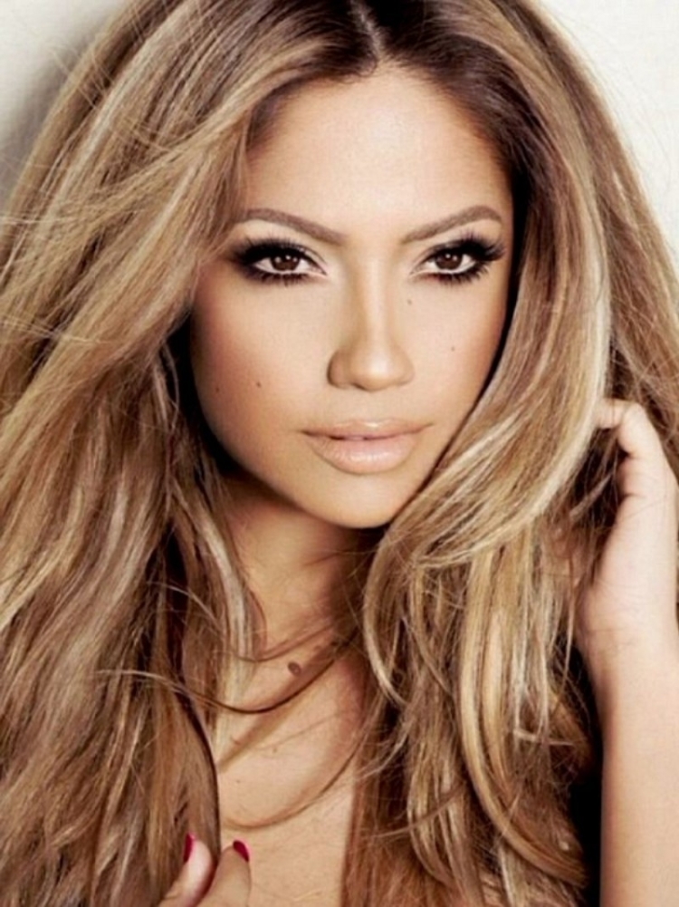 Цвет волос для кареглазых