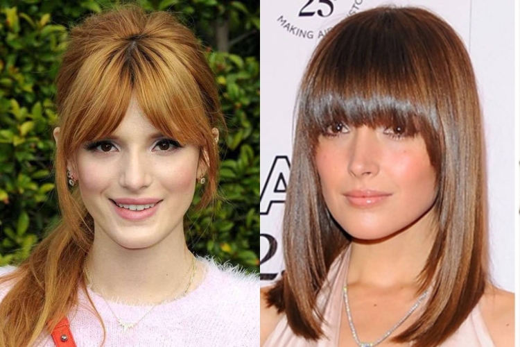 Чёлки для круглого лица